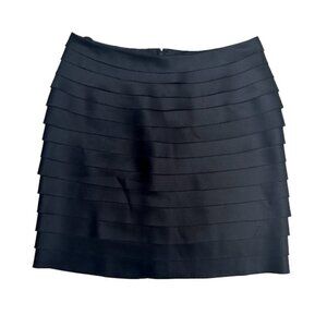 ❤️ 🆕 MARLEY black tiered mini skirt size small
